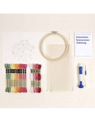 Kit punch needle - Papaveri primaverili