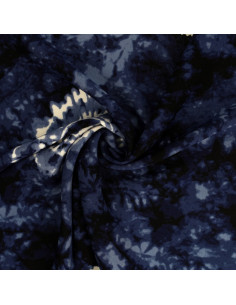 Tessuto tie and dye - Blu