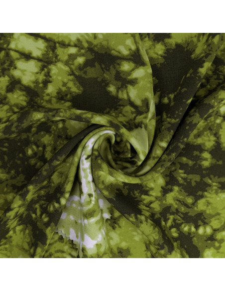 Tessuto tie and dye - Verde