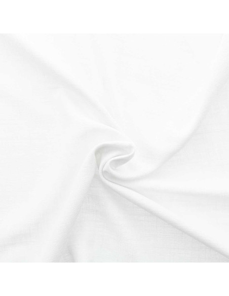 Tessuto lino viscosa - Bianco