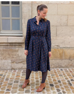 Modello di abito camicia Malonne - Anna Rose patterns 2