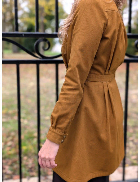 Modello di abito camicia Malonne - Anna Rose patterns