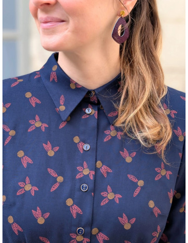 Modello di abito camicia Malonne - Anna Rose patterns