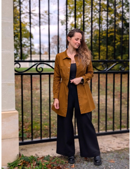 Modello di abito camicia Malonne - Anna Rose patterns