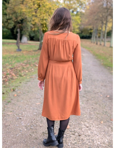 Modello di abito camicia Malonne - Anna Rose patterns