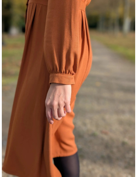 Modello di abito camicia Malonne - Anna Rose patterns