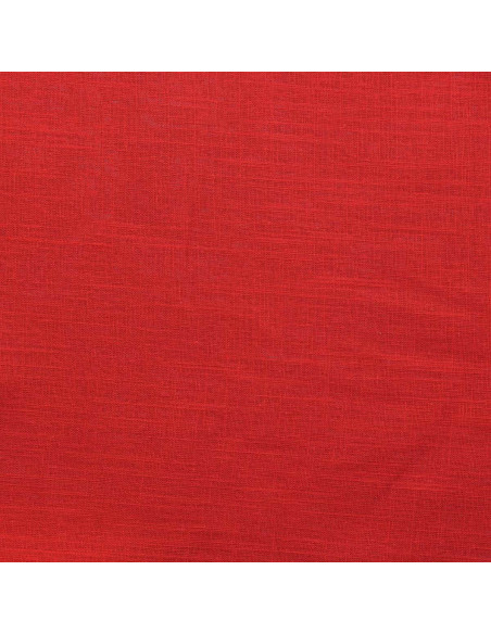 Tessuto lino viscosa - Rosso