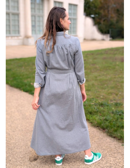 Modello di abito camicia Malonne - Anna Rose patterns