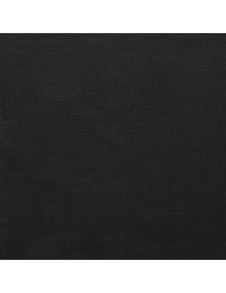Tessuto lino viscosa - Nero