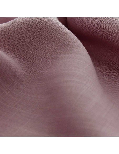 Tessuto lino viscosa - Rosa