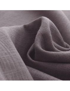 Tessuto lino viscosa - Grigio