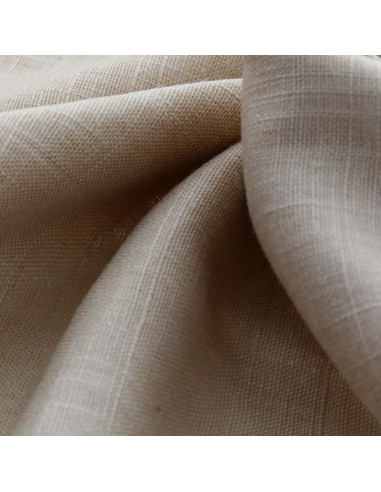 Tessuto lino viscosa - Beige