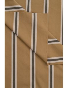 Tessuto di cotone a righe Weave Iced Mocha - Atelier Brunette 2