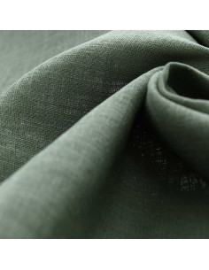 Tessuto lino viscosa - Verde