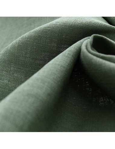 Tessuto lino viscosa - Verde