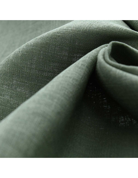 Tessuto lino viscosa - Verde