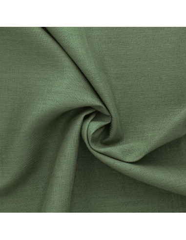Tessuto lino viscosa - Verde