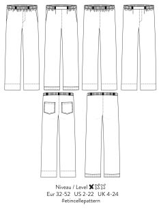 Modello di pantaloni Étincelle - Atelier Scämmit 2