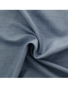 Tessuto lino viscosa - Blu vintage scuro 2