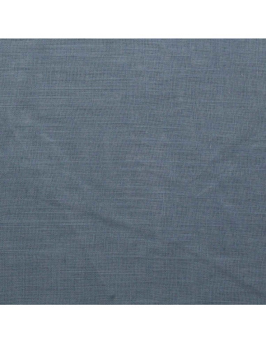 Tessuto lino viscosa - Blu vintage scuro