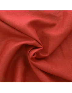 Tessuto lino viscosa - Rubino 2
