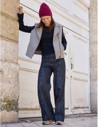 Modello di giacca stile perfecto Electra - Atelier Scämmit