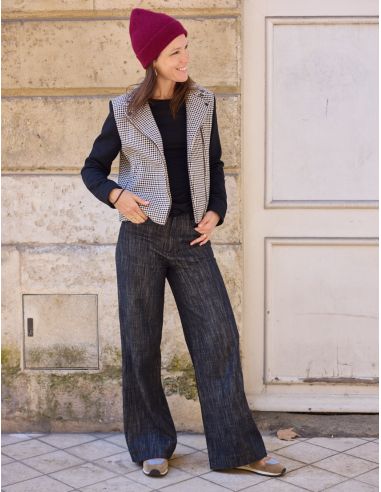Modello di giacca stile perfecto Electra - Atelier Scämmit