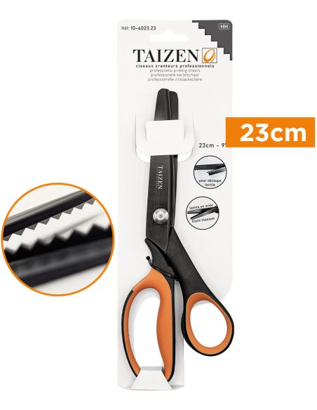 Forbici dentellate professionali Taizen 23 cm
