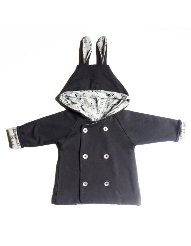Modello di gilet, giacca, accappatoio e impermeabile Grand Ourse - Ikatee