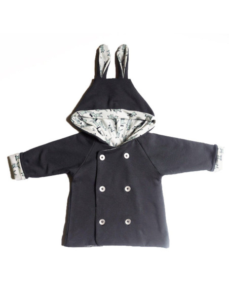Modello di gilet, giacca, accappatoio e impermeabile Grand Ourse - Ikatee