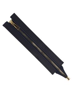Chiusura lampo speciale borsa in similpelle 30 cm - Blu marino