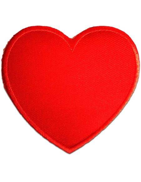 Toppa termoadesiva cuore rosso
