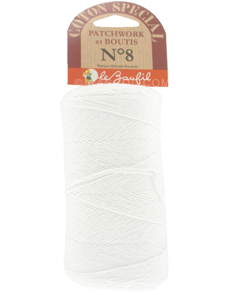 Cotone speciale boutis n°8 - Bianco