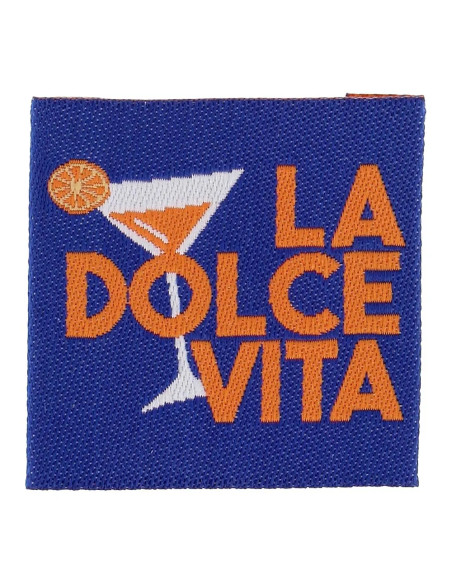 Set di 4 etichette da cucire - La dolce vita
