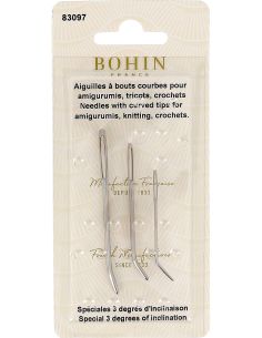 Aghi a punta curva per maglieria Bohin