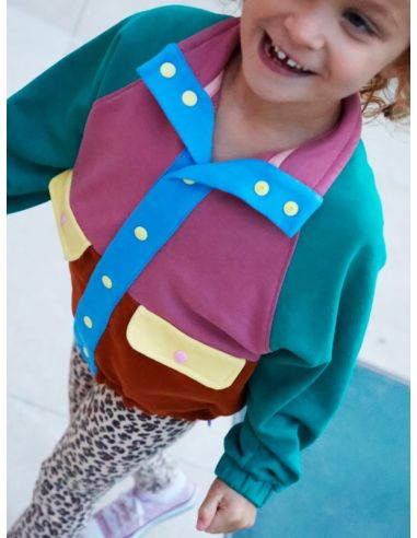 Modello di felpa e giacca outdoor per bambini e adulti - Marmaï Patterns