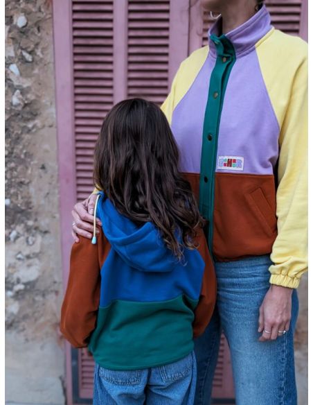 Modello di felpa e giacca outdoor per bambini e adulti - Marmaï Patterns