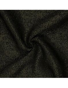 Tela di juta lurex - Nero