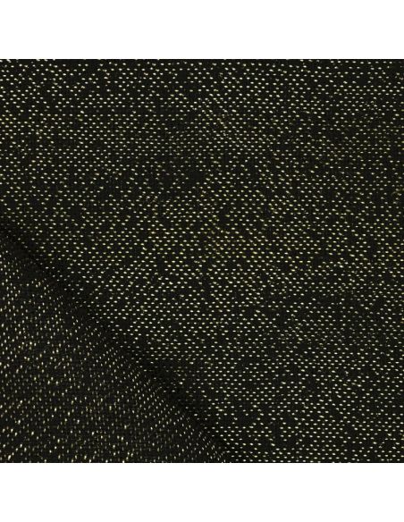 Tela di juta lurex - Nero